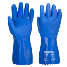 Перчатки Portwest Marine Ultra из ПВХ, устойчивы к химикатам.