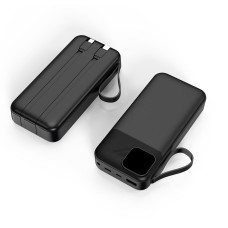 Павербанк 20000 mAh TheGeneral Voltix, цифровий індикатор, колір чорний