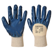 Перчатки Nitrile Light Knitwrist Portwest A330