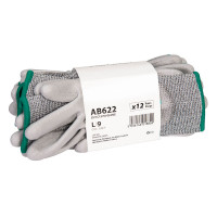 Перчатки Cut C13 PU Essential Multipack Portwest AB622 (Уп.12)