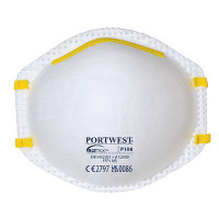 Респиратор PORTWEST P108 FFP1 чашеобразный, без клапана в блистерной упаковке (3 шт. в упаковке)