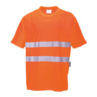 Футболка комфортная хлопчатобумажная Hi-Vis Portwest S172