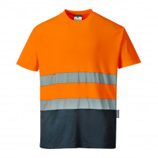 Двоколірна футболка Cotton Comfort Portwest S173 